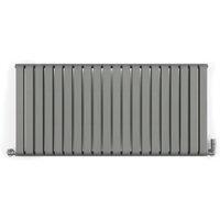 Terma Warp Room 630mm x 1305mm 4931BTU Salt / Pepper Horizontal Designer Radiator (335HE)