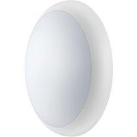 Luceco Sierra LED Bulkhead with Microwave Sensor White 15W 1200lm (335KJ)