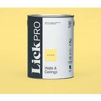 LickPro Max+ 5Ltr Yellow 06 Matt Emulsion Paint (336JY)
