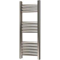 Towelrads 800mm x 300mm 699BTU Black Flat Designer Towel Radiator (336RY)