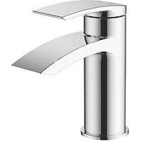Wye Basin Mono Mixer Tap with Clicker Waste Chrome (3379P)