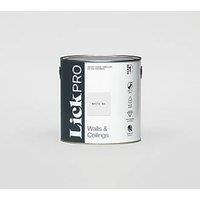 LickPro Max+ 2.5Ltr White 04 Matt Emulsion Paint (337JY)