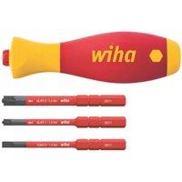 Wiha VDE Screwdriver with Bits 4 Piece Set (337KW)