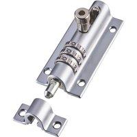 Squire Die-Cast Steel 3-Dial Combination Bolt 92mm Chrome (337PU)