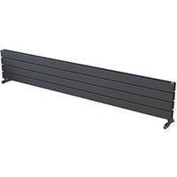 Ximax Oceanus 295mm x 1800mm 3314BTU Anthracite Horizontal Designer Radiator (337TP)