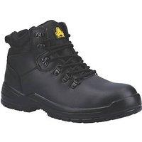 Amblers 258 Size 10 Black Water-Resistant Steel Toe Cap Safety Boots (337TV)