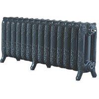 Arroll 470mm x 1154mm 4299BTU Anthracite Cast Iron 3 Column Radiator (3384P)