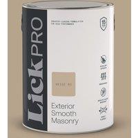 LickPro 5Ltr Smooth Beige 02 Masonry Paint (338TM)