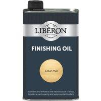 Liberon 500ml Clear Natural Solvent-Based Interior Wood Finishing Oil (339TA)