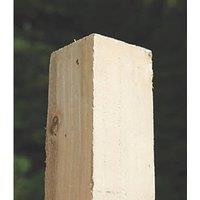 Forest Natural Timber Fence Posts 75mm x 75mm x 2.4m 6 Pack (34023)