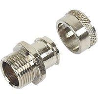 Adaptaflex Type A Straight Fixed External Thread Conduit Fittings M20 x 20mm 10 Pack (34086)