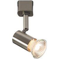 Knightsbridge 1-Circuit Light Fitting for Track Lighting Brushed Chrome (340GA)