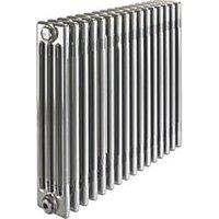 Acova 600mm x 812mm 4629BTU Raw Metal Horizontal 4 Column Radiator (3417P)