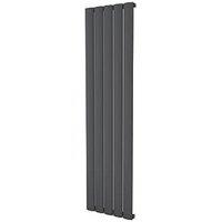 Ximax James 1800mm x 470mm 3526BTU Anthracite Vertical Designer Radiator (341GL)