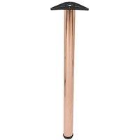 Rothley Worktop Leg Polished Copper 870-895mm (341PP)