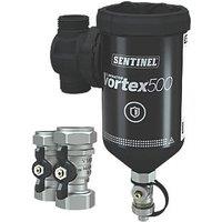 Sentinel Eliminator Vortex500 Central Heating Filter with Valves 28mm (341PR)