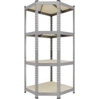 RB Boss Fastlok UDL/GALV 4-Tier Metal Garage Shelving Unit 420mm x 750mm x 1800mm (341TW)