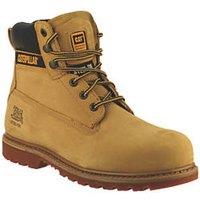 CAT Holton Size 13 Honey Steel Toe Cap Safety Boots (3423C)