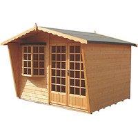 Shire Sandringham 10' x 6' (Nominal) Apex Timber Summerhouse (342TJ)