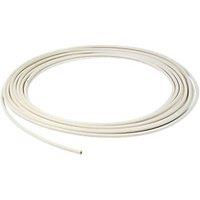 Wednesbury PVC Coated Copper Pipe White 10mm x 25m (34388)