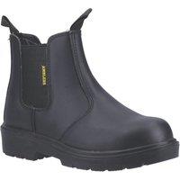 Amblers FS116 Size 5 Black Steel Toe Cap Safety Dealer Boots (343XT)