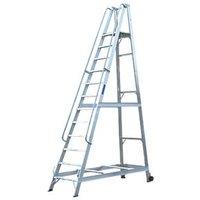 Lyte Aluminium 2.93m Silver 12 Step Podium Steps (34437)