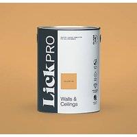 LickPro Max+ 5Ltr Yellow 02 Eggshell Emulsion Paint (344JY)