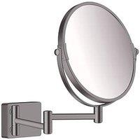 Hansgrohe AddStoris Shaving Mirror Brushed Black Chrome 208mm x 344mm x 283mm (344VG)