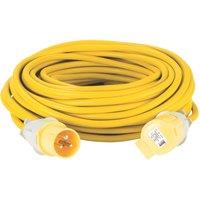 Defender Yellow 110V 16A Extension Lead 25m x 2.5mm (344XX)