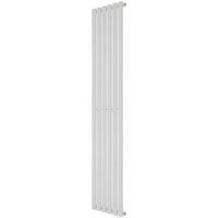 Azur Eclipse 1800mm x 360mm 2505BTU White Vertical Designer Radiator (344YR)