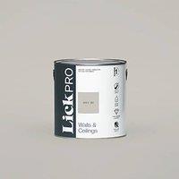 LickPro Max+ 5Ltr Grey 02 Matt Emulsion Paint (345JY)