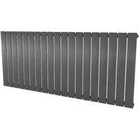 Ximax Oceanus 600mm x 1420mm 2584BTU Anthracite Horizontal Designer Radiator (345TR)