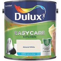 Dulux Easycare 2.5Ltr Almond White Matt Emulsion Kitchen Paint (347GX)
