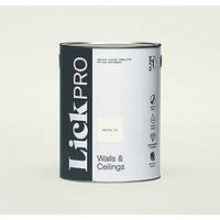 LickPro Max+ 5Ltr White 11 Eggshell Emulsion Paint (347JY)