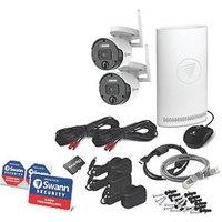 Swann SWNVK-500SD2-EU 64GB 4-Channel 1080p Wi-Fi NVR CCTV Kit & 2 Indoor & Outdoor Cameras (347PV)