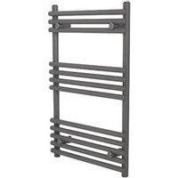 Towelrads 800mm x 500mm 1248BTU Anthracite Flat Designer Towel Radiator (347RY)