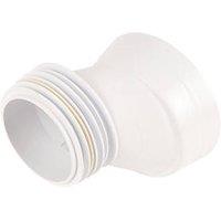 McAlpine MACFIT Rigid 40mm Offset Pan Connector White 135mm (34897)