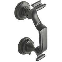 Hardware Solutions Door Knocker Doctor Matt Black 85mm x 176mm (348KK)