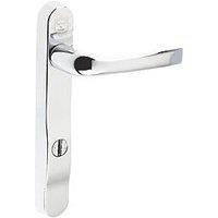 Mila ProSecure Enhanced Security Type A Door Handle Pair Polished Chrome (34901)