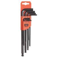 Bahco Metric Long Ball-End Hex Key Set 9 Pcs (3494K)