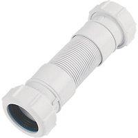McAlpine FLEXCON3 Flexible Connector White 32mm x 156-206mm (34977)