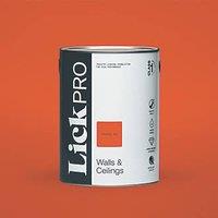 LickPro Max+ 5Ltr Orange 01 Matt Emulsion Paint (349JY)