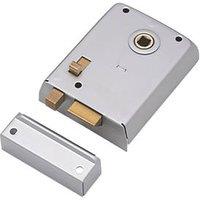 Smith & Locke Rim Lock Satin Nickel 105mm x 81mm (349PY)
