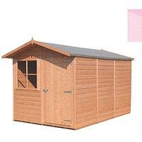 Shire Baracca 6' 6" x 10' (Nominal) Apex Overlap Timber Shed (349TJ)