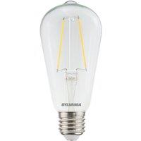 Sylvania ToLEDo Retro V5 CL 827 SL E27 ST64 LED Light Bulb 470lm 4.5W (349TK)