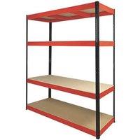 RB Boss 4-Tier Metal Garage Shelving Unit 1600mm x 600mm x 1800mm (3500H)