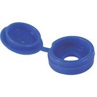 Timco 4-9ga 100 Pack Blue Plastic Screw Caps (350KF)