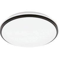 Eglo Pinetto LED Ceiling Light White/Black 6W 1900lm (350PL)