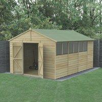 Forest Beckwood 10' x 14' 6" (Nominal) Apex Shiplap Timber Shed with Assembly (350RF)