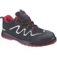 Centek FS312 Extra Light Size 8 Black Water-Resistant Steel Toe Cap Safety Trainers (350XC)